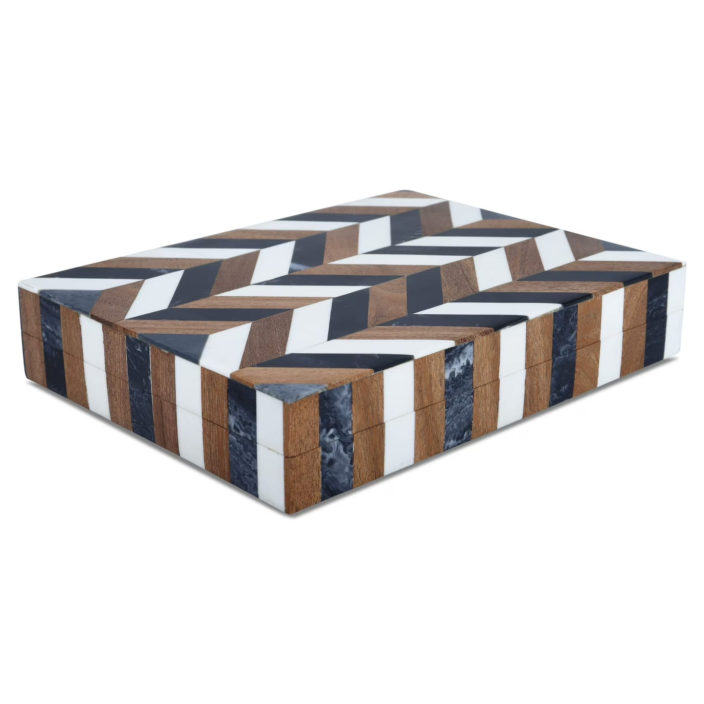 Handicrafts Home Handmade Decorative Storage Box with Lid – Boho Organizer