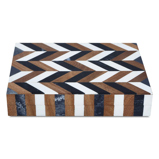 Handicrafts Home Handmade Decorative Storage Box with Lid – Boho Organizer